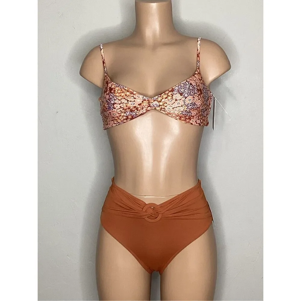 New. L*SPACE  floral bikini set. Small. Retails $198.